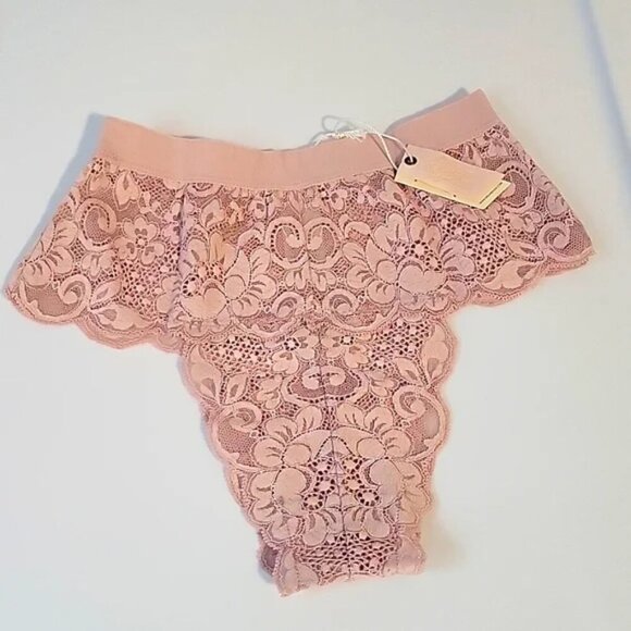 Free People-We Are HAH Spin Me Panty in Brown Sugar Size XS NWT - Picture 4 of 5